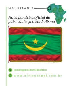 Nova bandeira oficial da Mauritânia