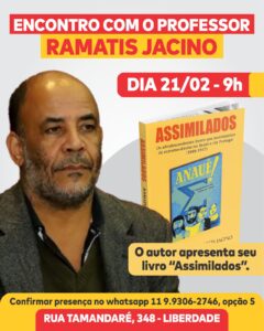 Encontro com Ramatis Jacino apresenta o livro Assimilados
