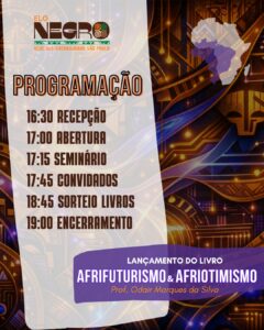 Lançamento  do livro Afrifuturismo e Afriotimismo